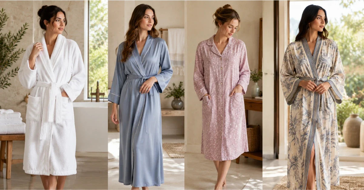Robe, Dressing Gown, Housecoat or Kimono? The Difference