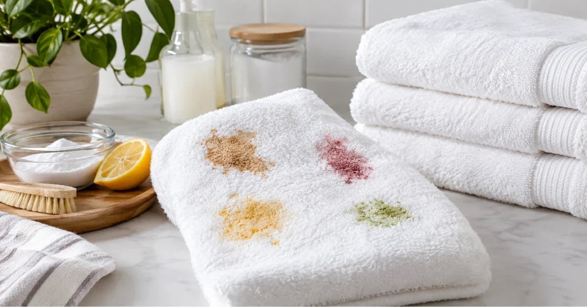 How to Remove Stains from White Towels: A Stain-by-Stain Guide