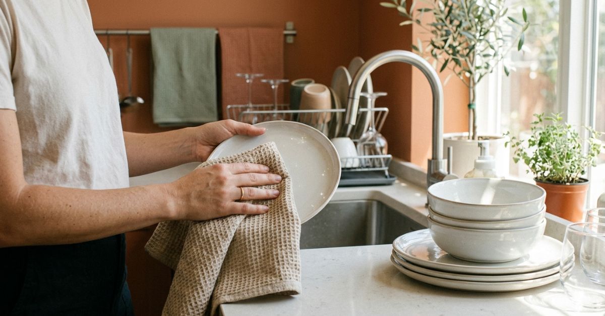 Which Kitchen Towels Dry Dishes Without Leaving Lint?