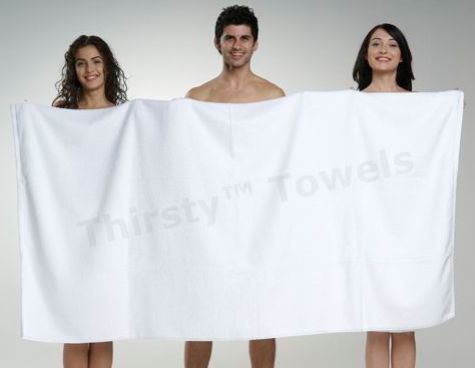 Extra large white online towels