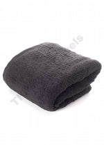 Thirsty Towels Turkish Cotton Extra Large Plush Spa Bath Sheet Towel in Black 