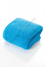 Thirsty Towels Turkish Cotton Extra Large Plush Spa Bath Sheet Towel in Bodrum Blue Color