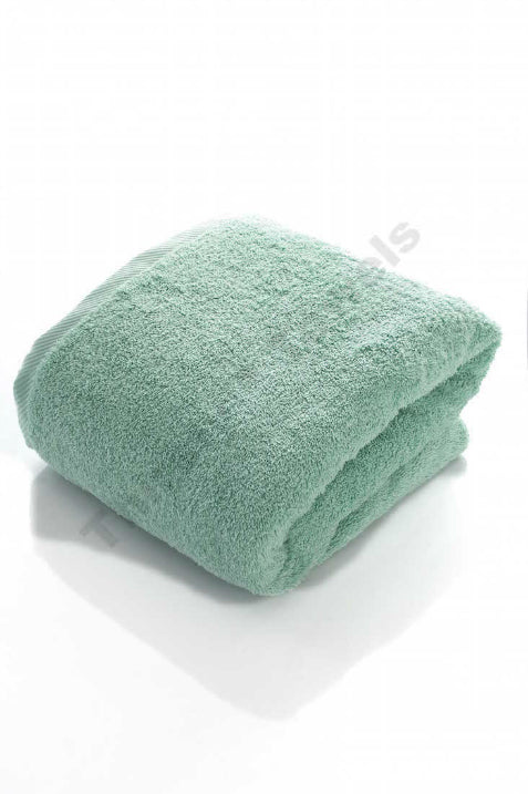 Thirsty Towels Turkish Cotton Extra Large Plush Spa Bath Sheet Towel in Sea Foam Color