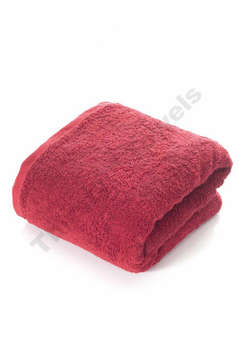 Thirsty Towels Turkish Cotton Extra Large Plush Spa Bath Sheet Towel in Wine