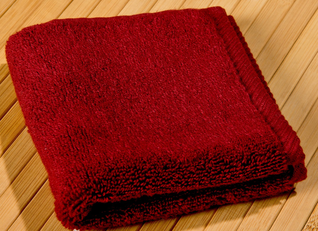 Thirsty Turkish Towels 6-PC Washcloth Set Wine