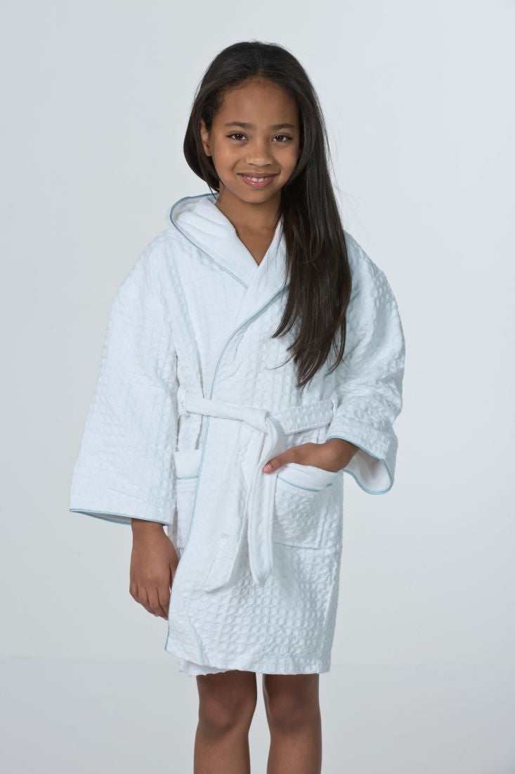 Waffle Cover-Up Robe with Terry Lining