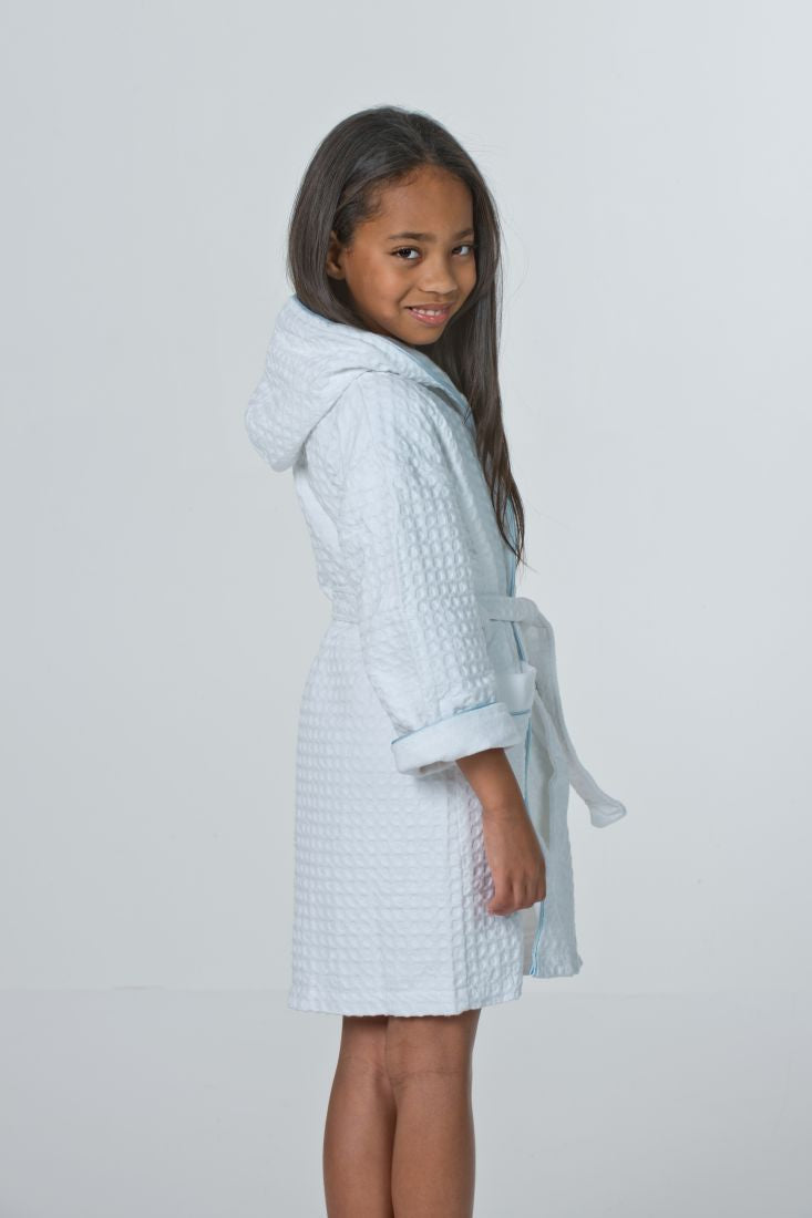 Waffle Cover-Up Robe with Terry Lining
